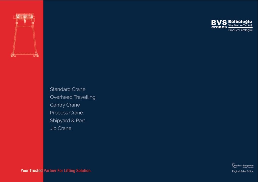 modern equipment & bvs crane 2026