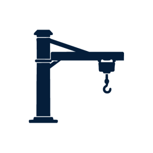pillar (free standing) jib crane